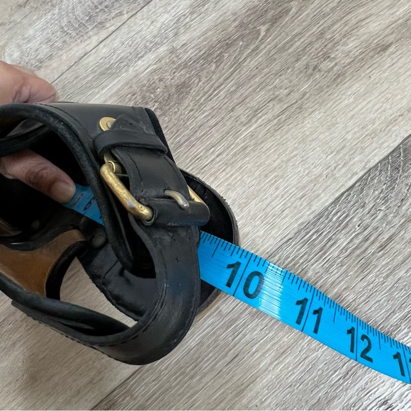 CÉLINE PARIS Leather Sling Back Sandals EU 38.5 - Picture 15 of 16